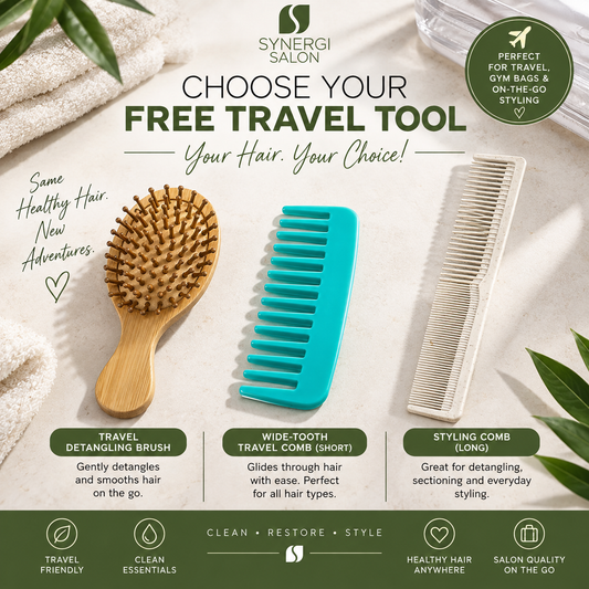 The Great Hair Restart™ — 5-Piece Travel Hair Care System + Free Styling Tool