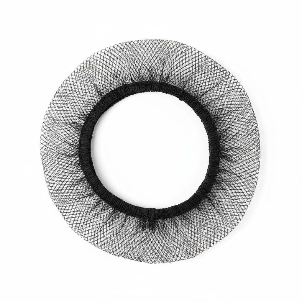 a black net wrap for hair