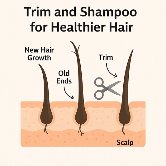 ✂️ Why Trimming and Shampooing Matter When New Hair Grows In
