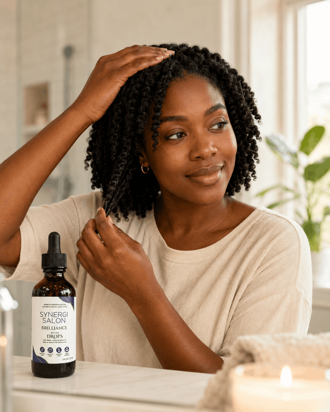 Synergi Rose Oil Shine Drops